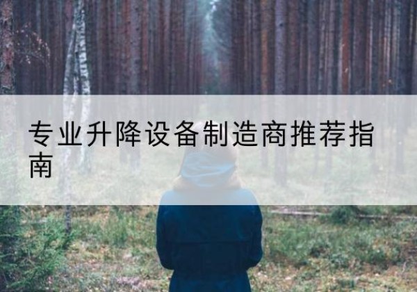 奉贤区电动剪叉升降平台厂家-专业升降设备制造商推荐指南